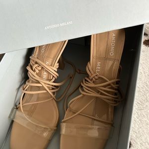 Antonio Melani Lace Up Heels! 🤎🤎